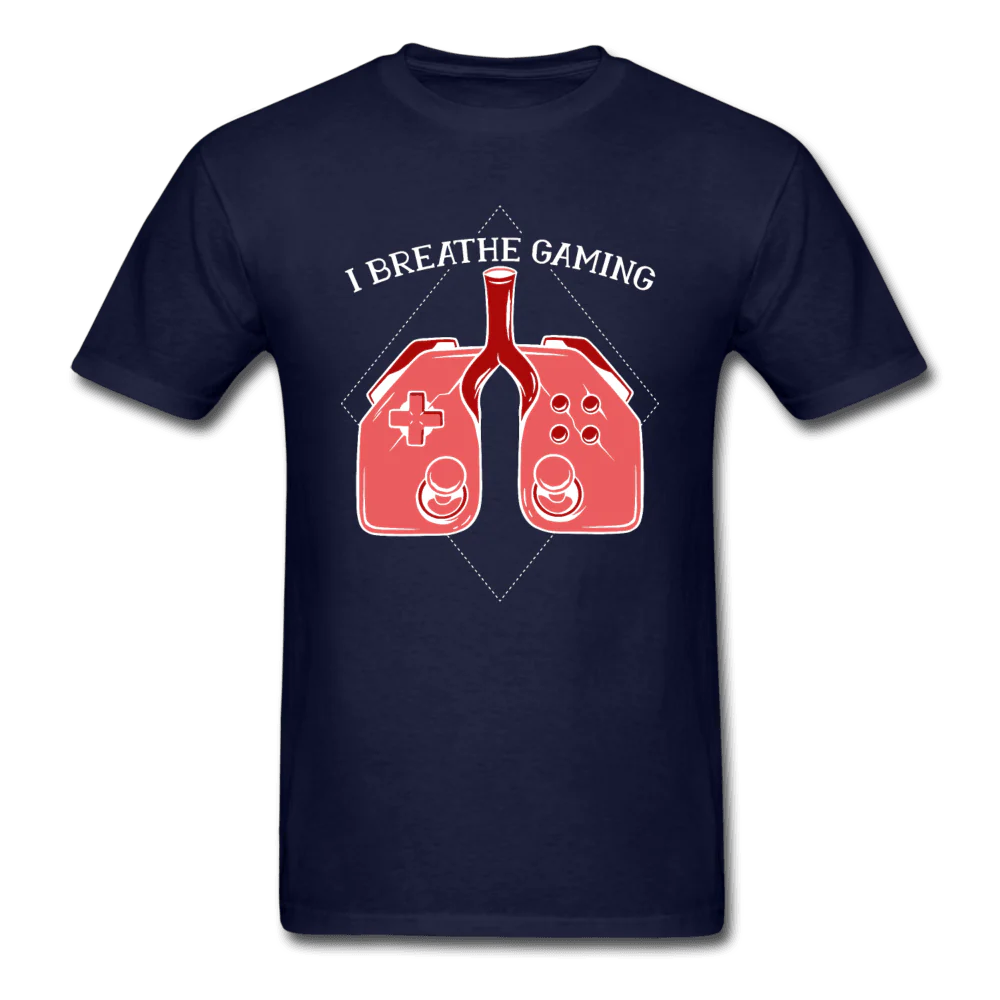 I Breathe Gaming Controller Lungs Unisex T-Shirt - Image 6