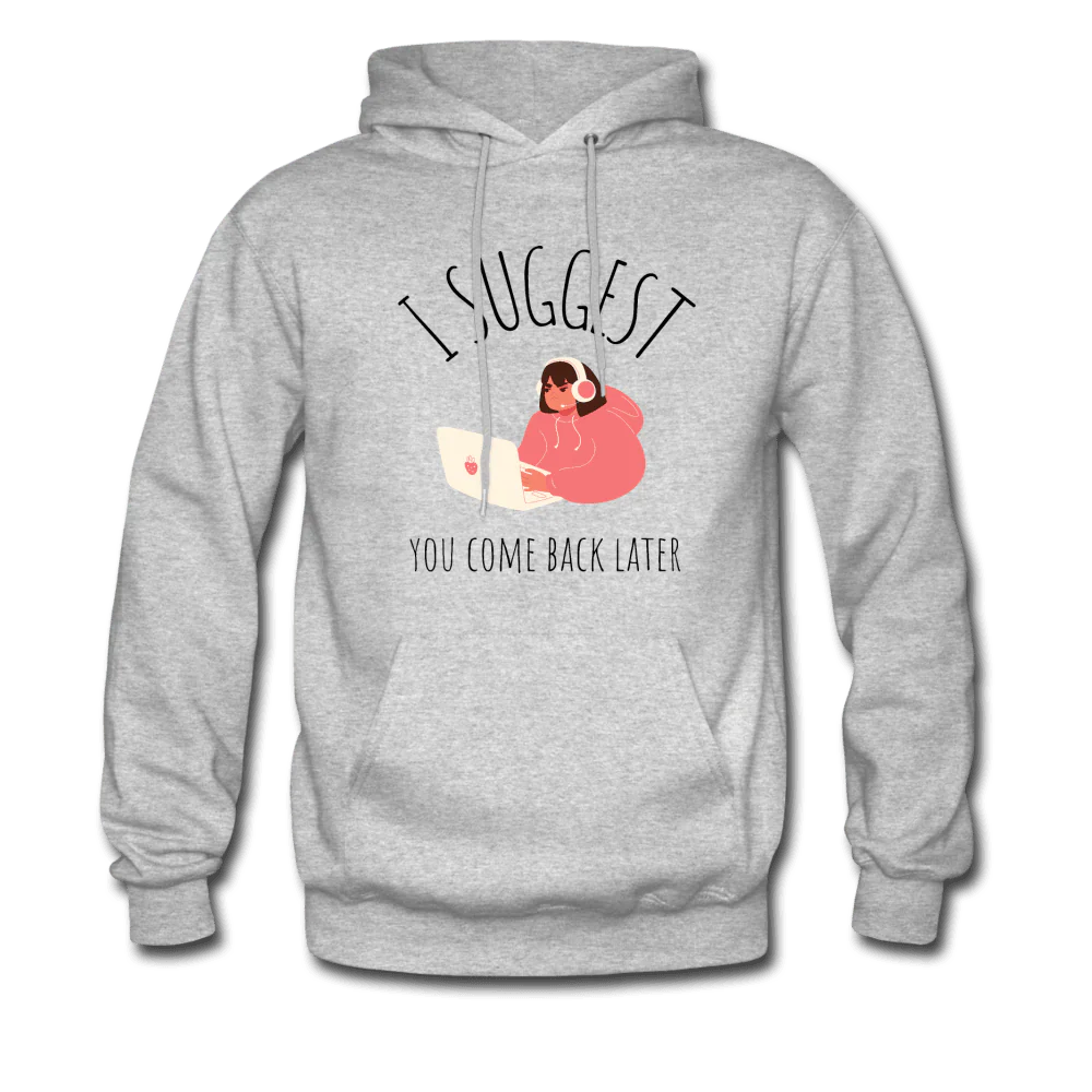 I Suggest You Come Back Later Gamer Girl Hoodie - Image 4
