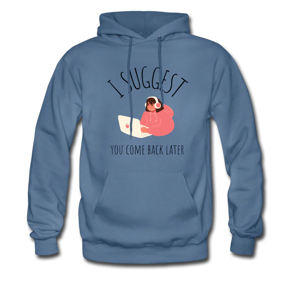 I Suggest You Come Back Later Gamer Girl Hoodie - Image 6