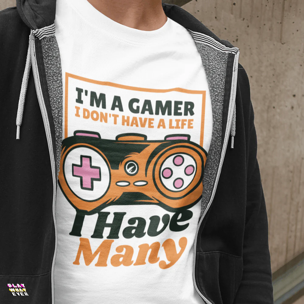 I'm a Gamer I Have Many Lives Unisex T-Shirt - Image 2