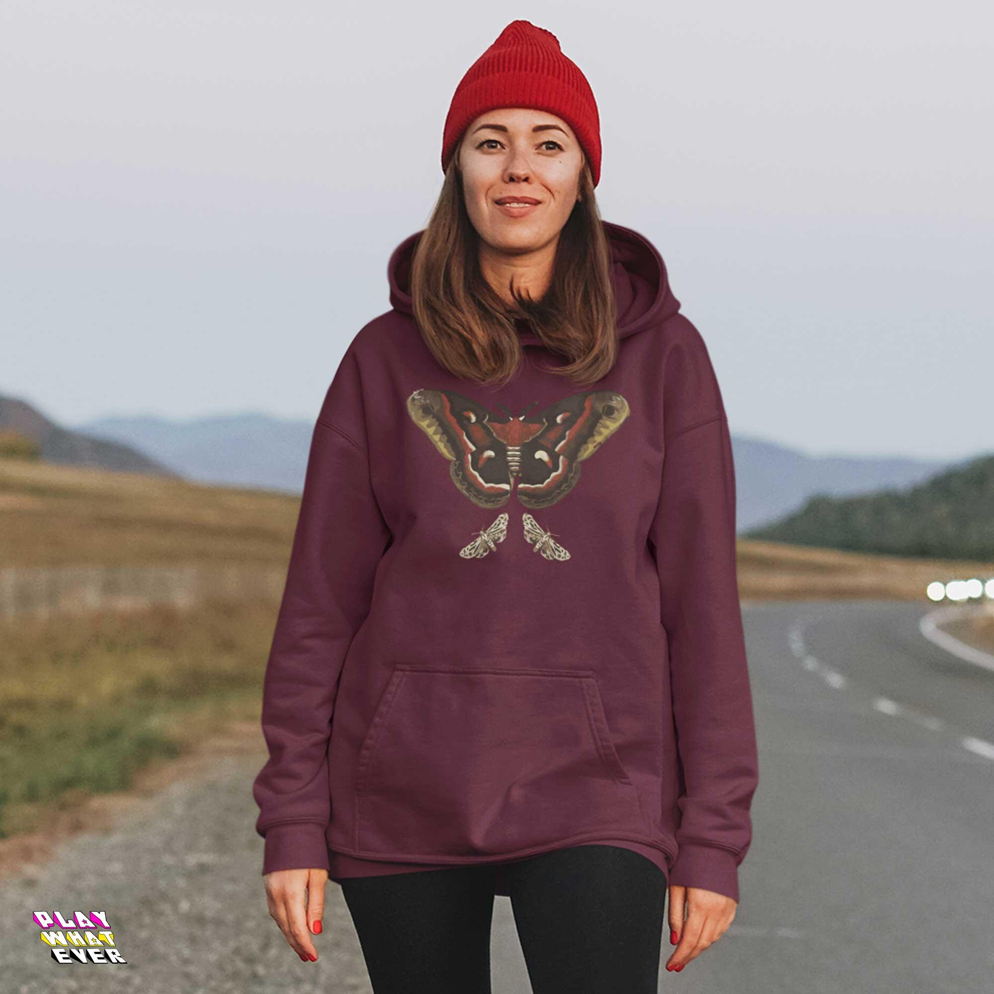 It's a Moth Life Unisex Hoodie - Image 2