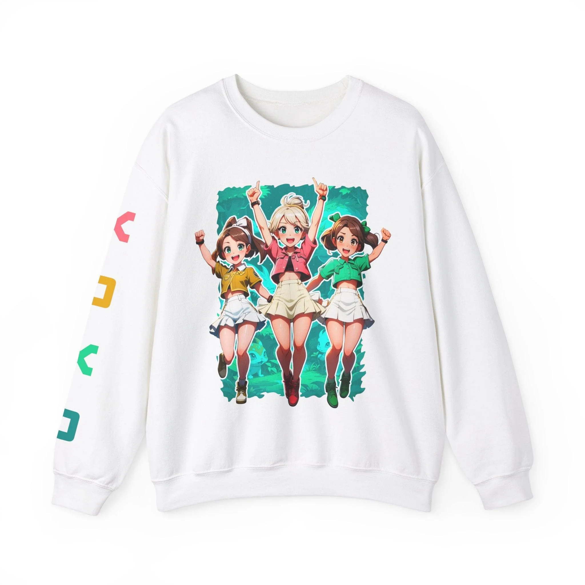 It's Go Time! Anime Girls Cheerful Sweatshirt