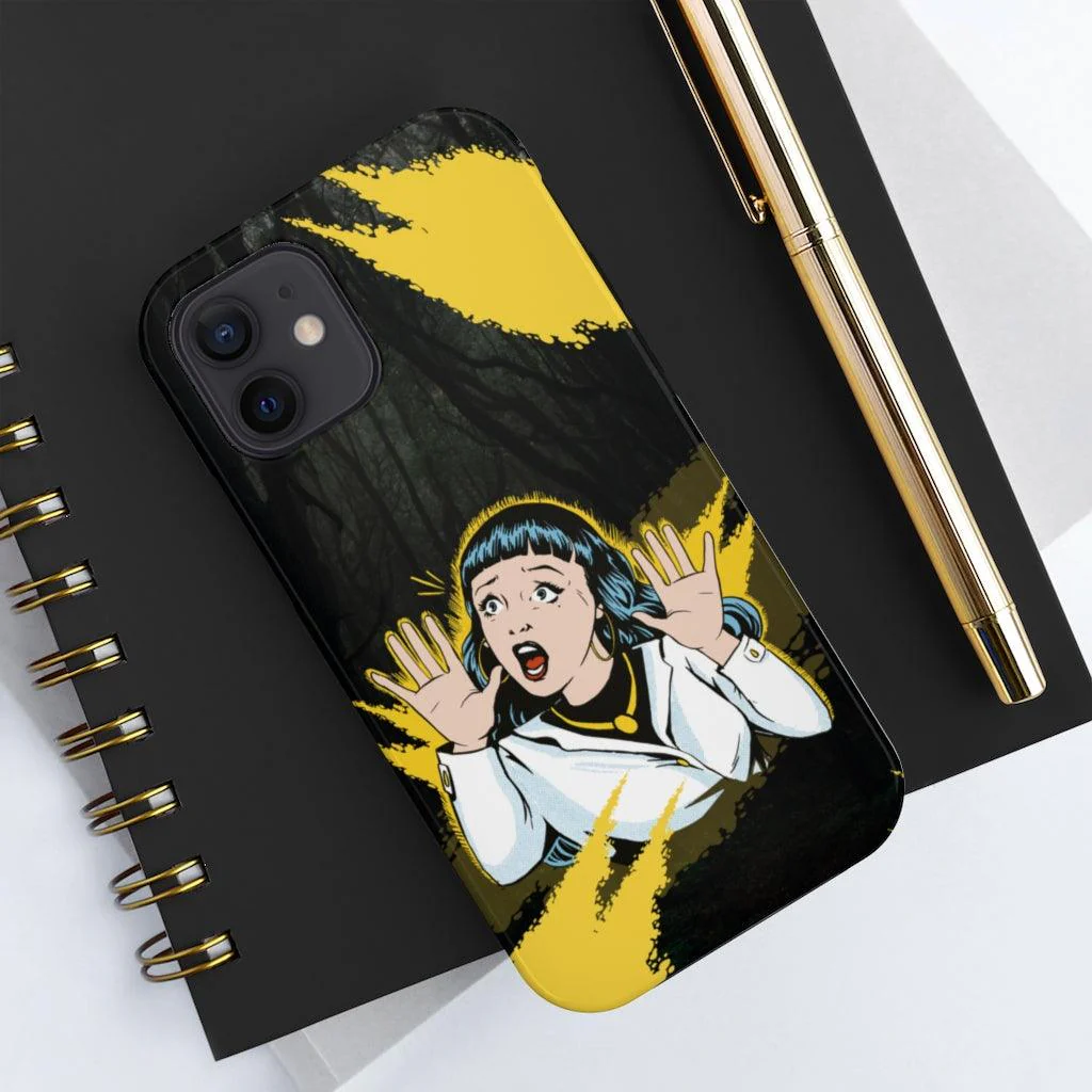 Jump Scare Tactics Dark Forest Tough Phone Case - Image 4