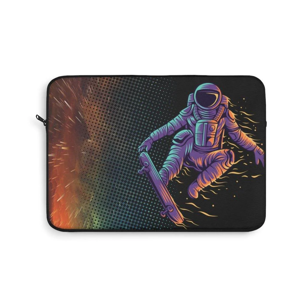 Skateboarding Astronaut – Laptop Sleeve - Image 7