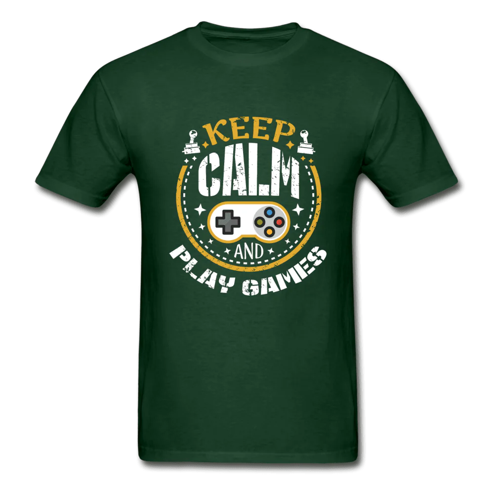 Keep Calm and Play Games Ultra Cotton Gamer T-Shirt - Image 3
