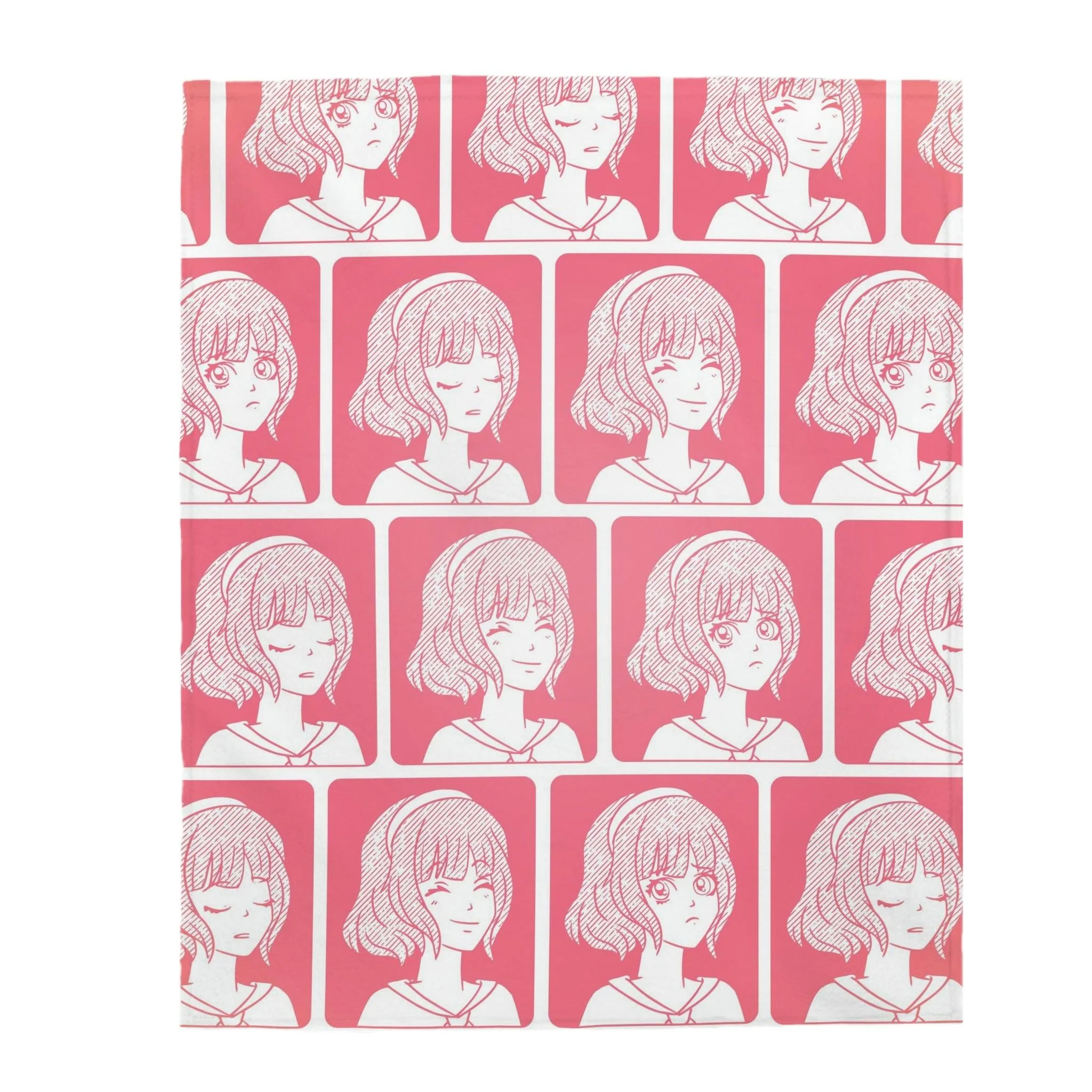 Laugh Cry Sleep Anime Emotions Anime Blanket - Image 5