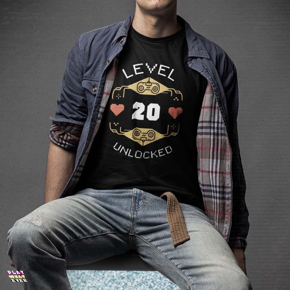 Level Unlocked Personalize Unisex T-Shirt - Image 2