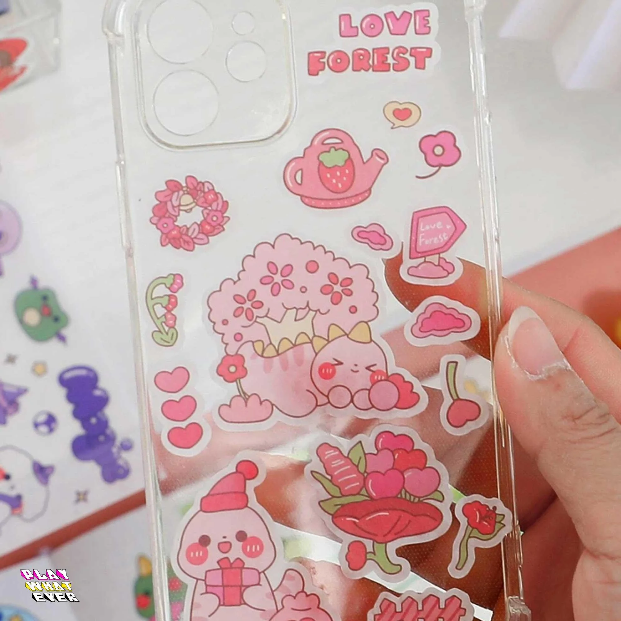 Lovely Holiday Cute Fun Together Washi Sticker Sheets (4PK) - Image 2