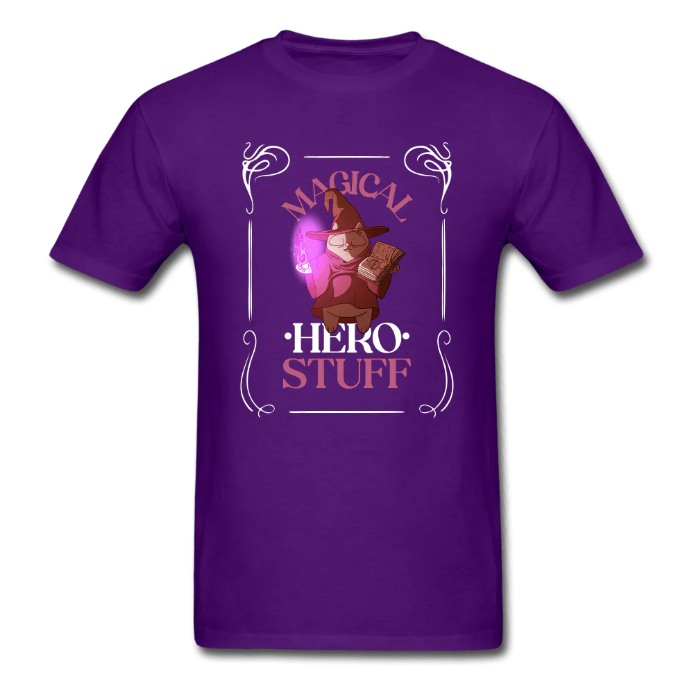 Magical Cat Wizard Gamer Shirt - Image 3