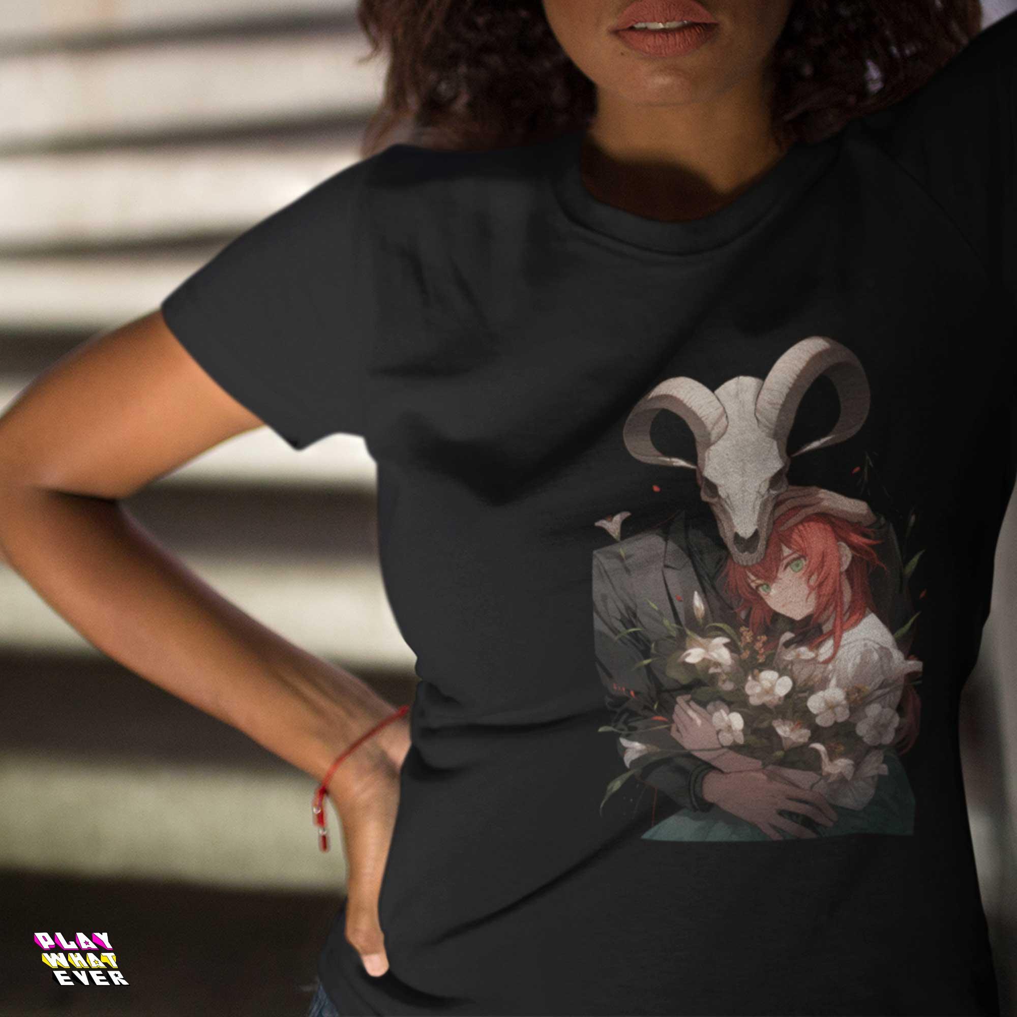 Magus Bride Anime Goth Couple Unisex T-Shirt - Image 2