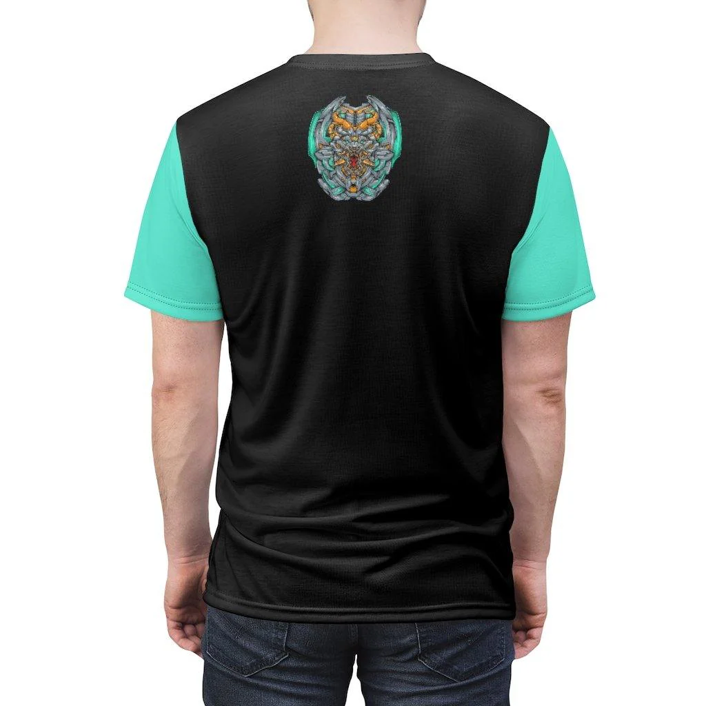 Mecha Dragon Emerald Unisex Shirt - Image 2