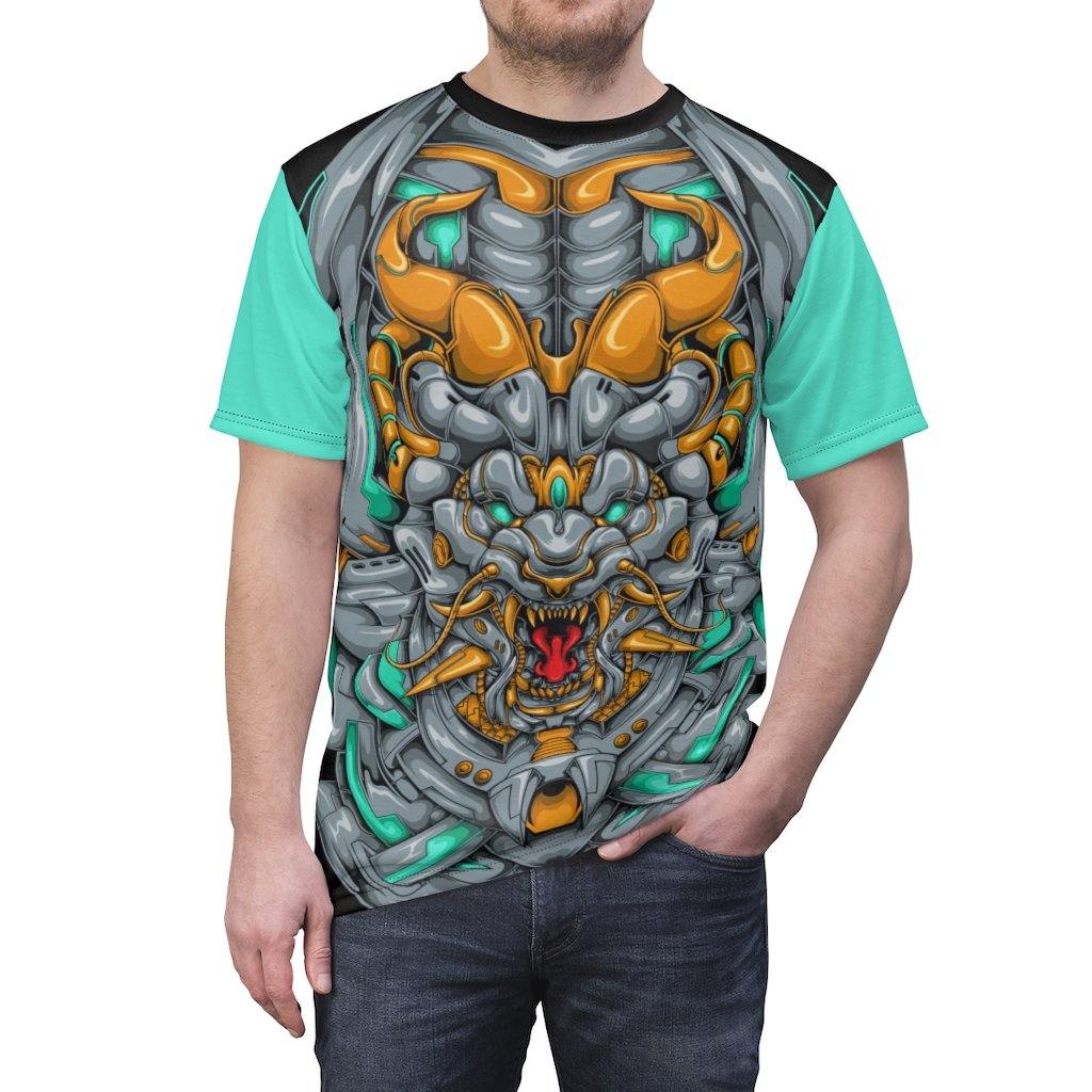 Mecha Dragon Emerald Unisex Shirt - Image 3