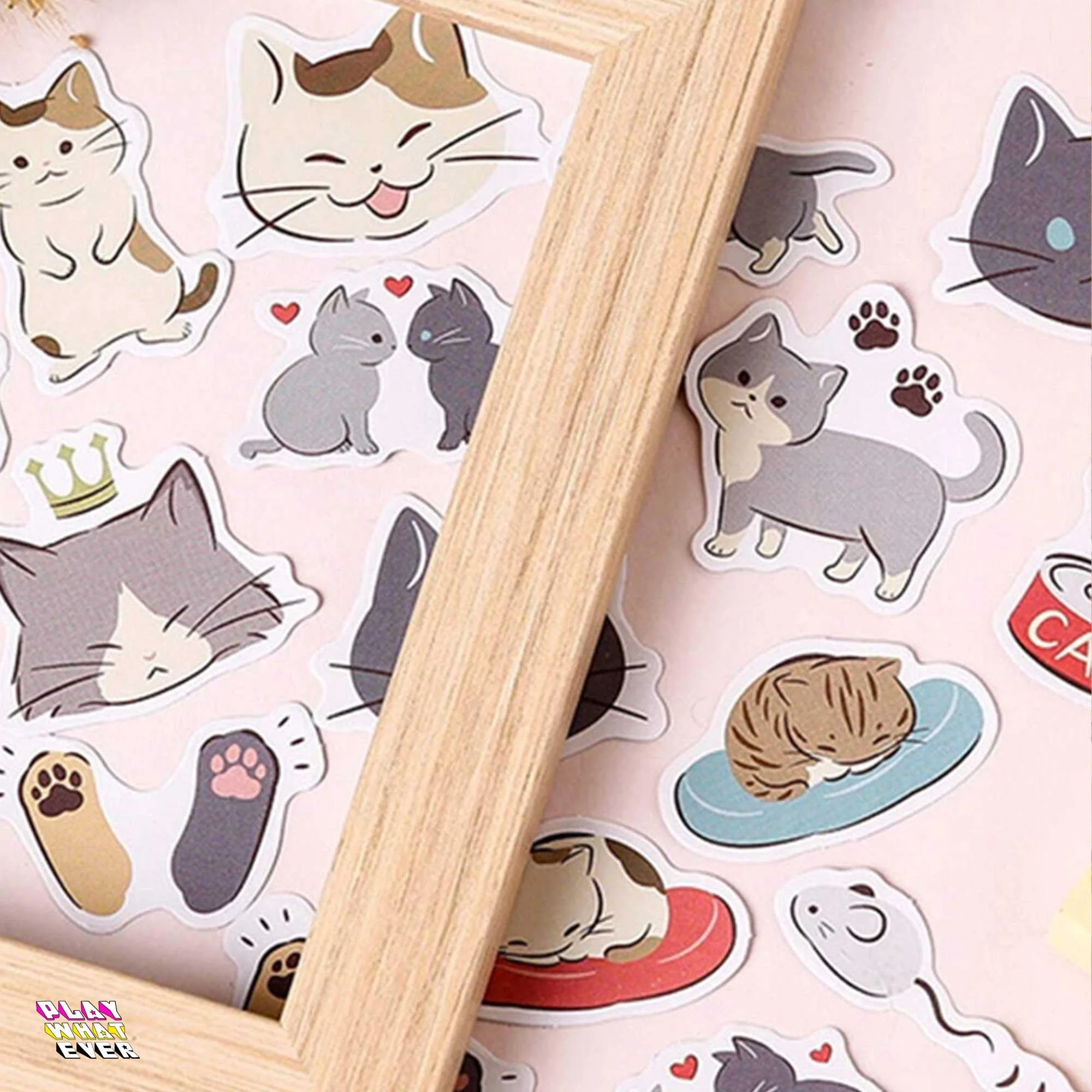 Meow Cute Cat Assorted Stickers - Image 3