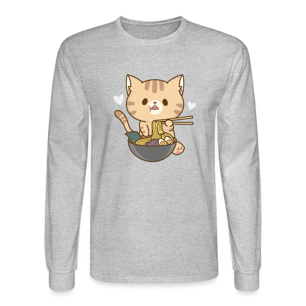 Meow Loves Ramen Long Sleeve T-Shirt - Image 6