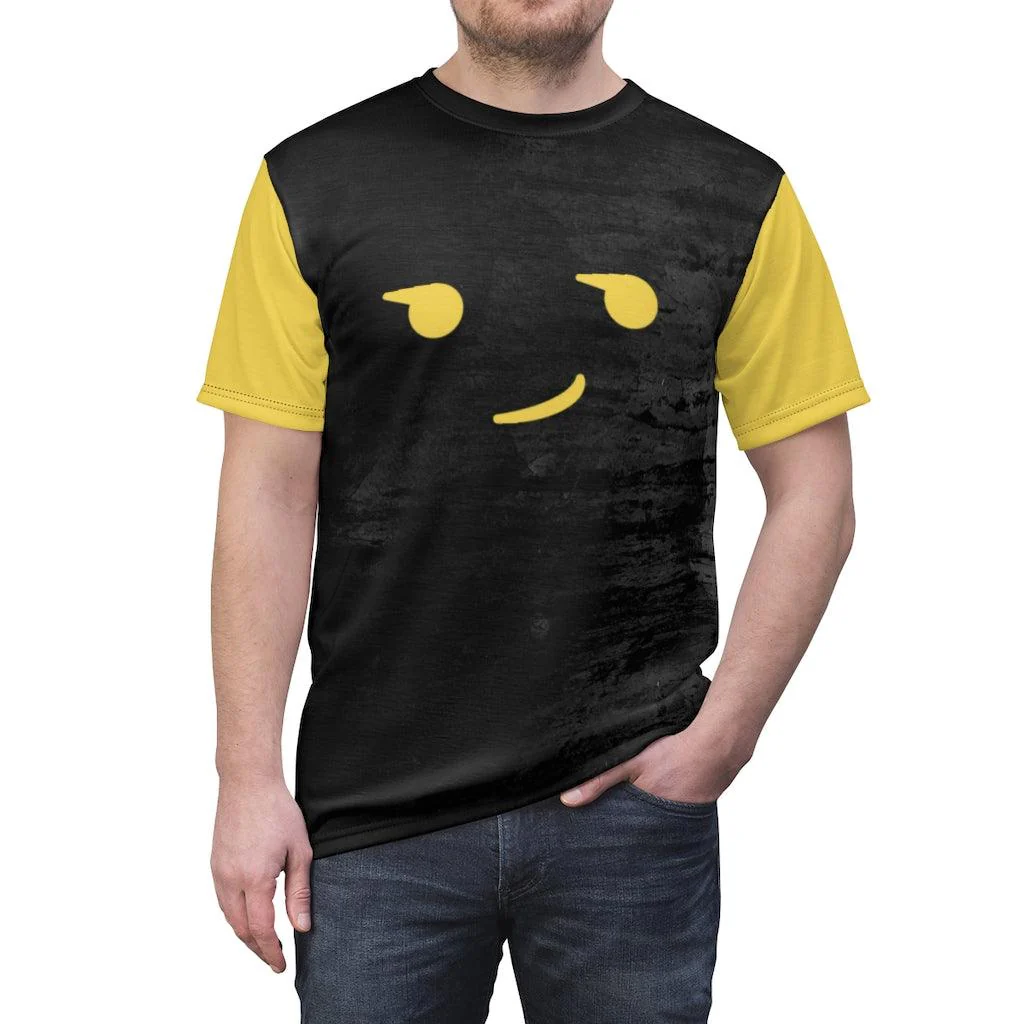 Mind Your Own Game Sarcastic Emoji Tee - Image 3