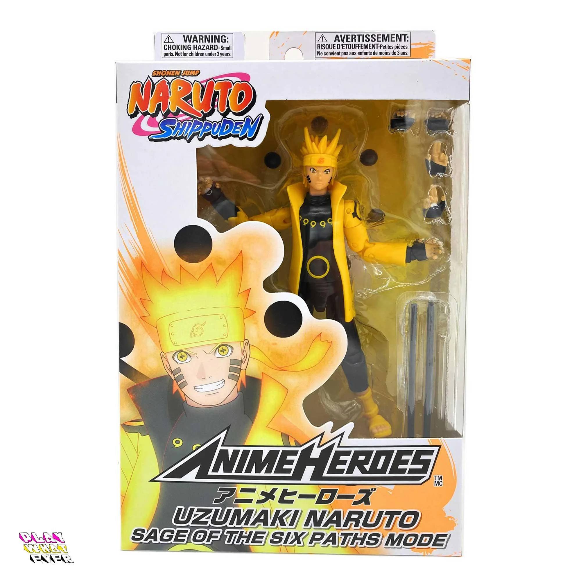 Naruto Anime Heroes Naruto Uzumaki Sage of Six Paths Mode Action Figure - Image 7