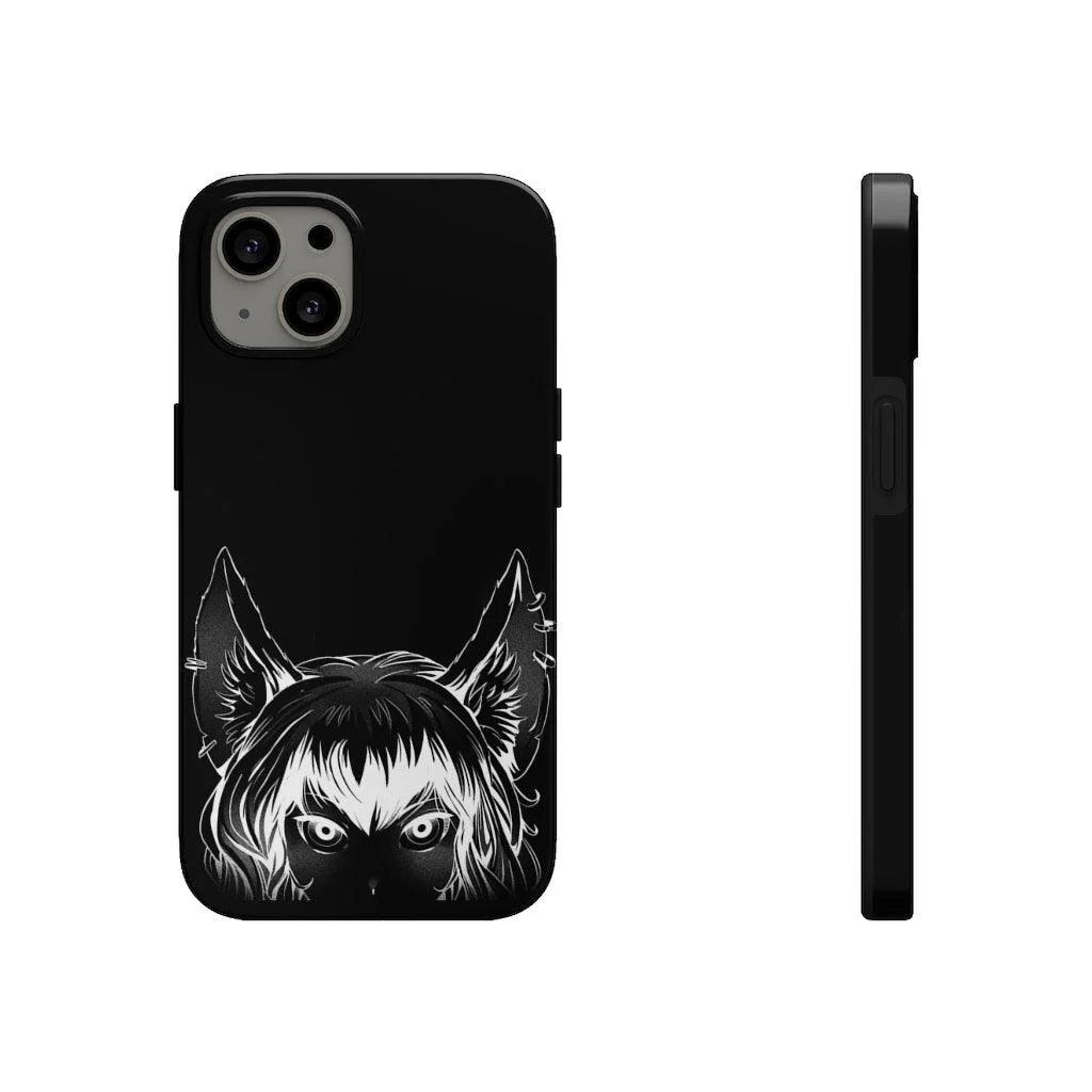 Ninja Fox Kitsune Anime Tough Phone Case - Image 3
