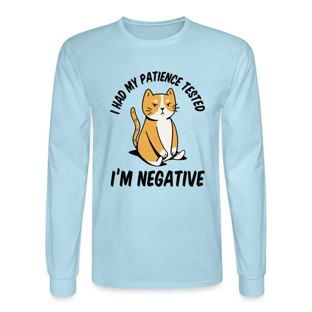 No Patience Grumpy Cat Long Sleeve T-Shirt - Image 3