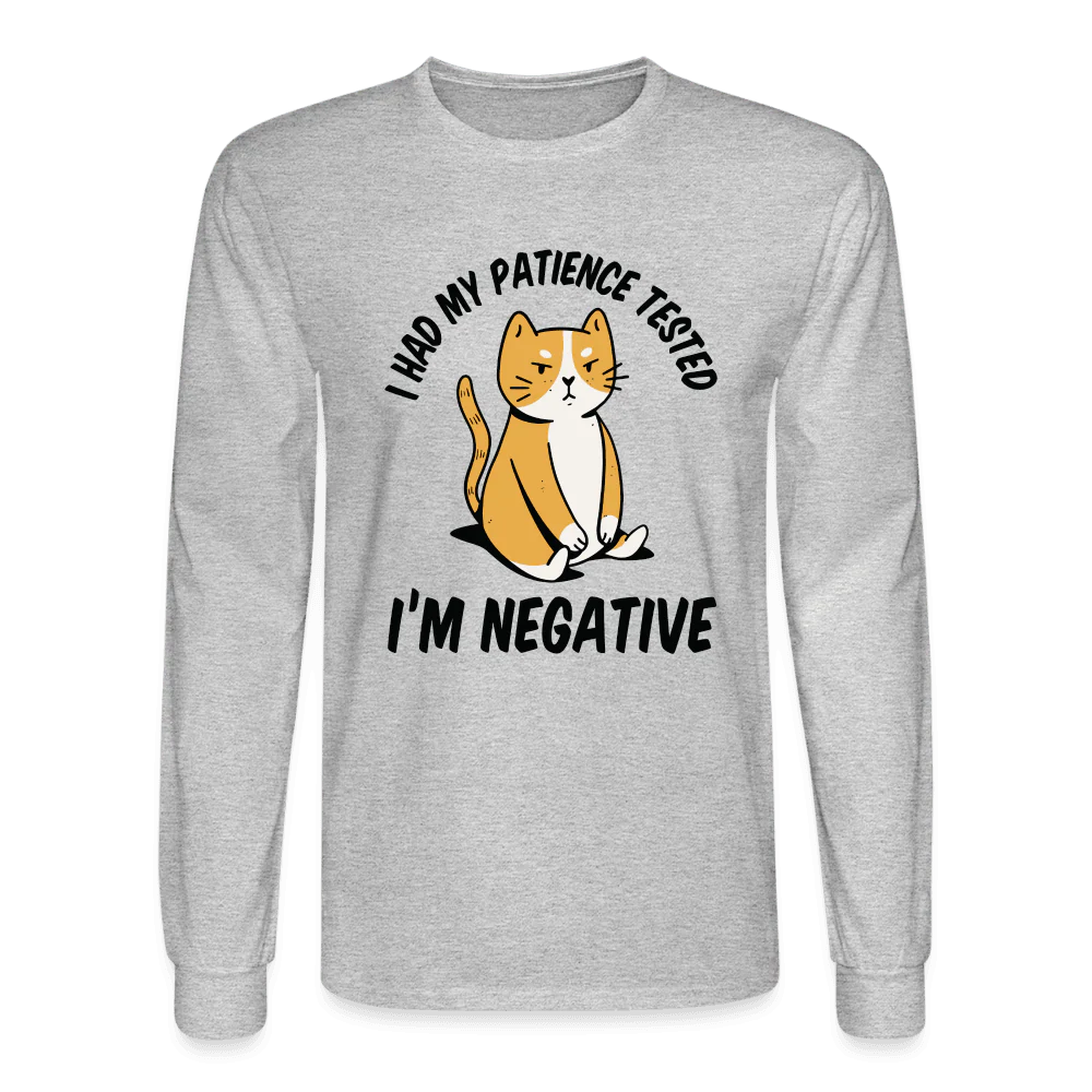 No Patience Grumpy Cat Long Sleeve T-Shirt - Image 4