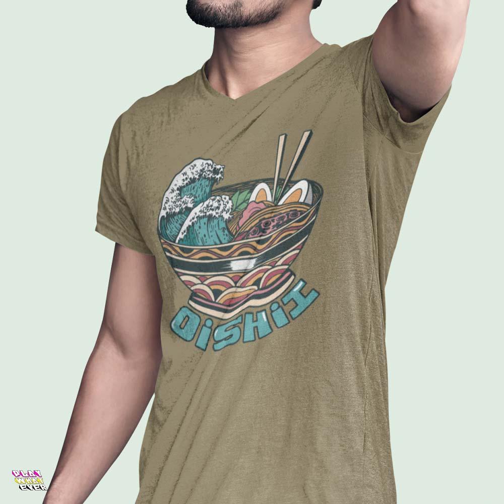 Oishii Desu! Ramen Ocean Unisex T-Shirt - Image 2