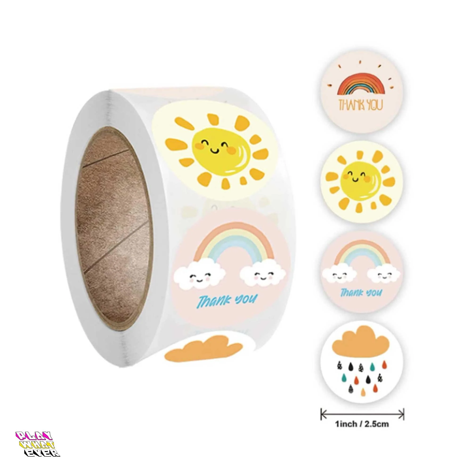 Perfect Weather Motivation Sticker Roll - Image 2