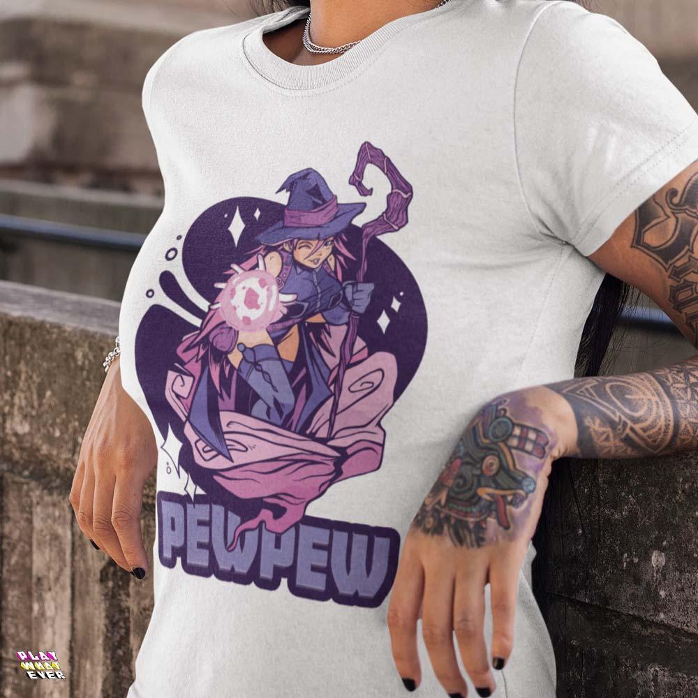 Pew Pew Magical Witch Ultra Cotton T-Shirt - Image 2