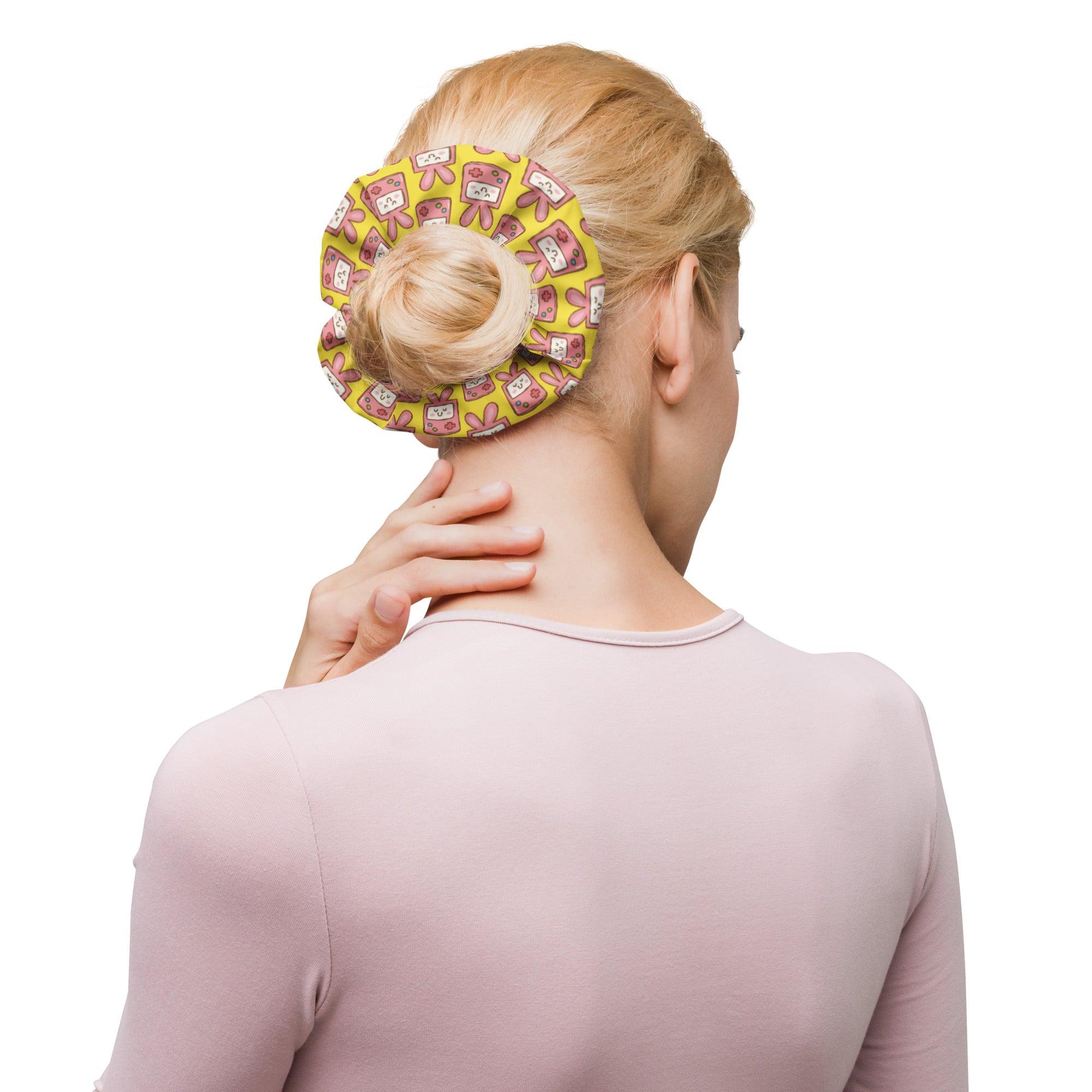 Pink Gameboy Gamer Scrunchie - Image 4