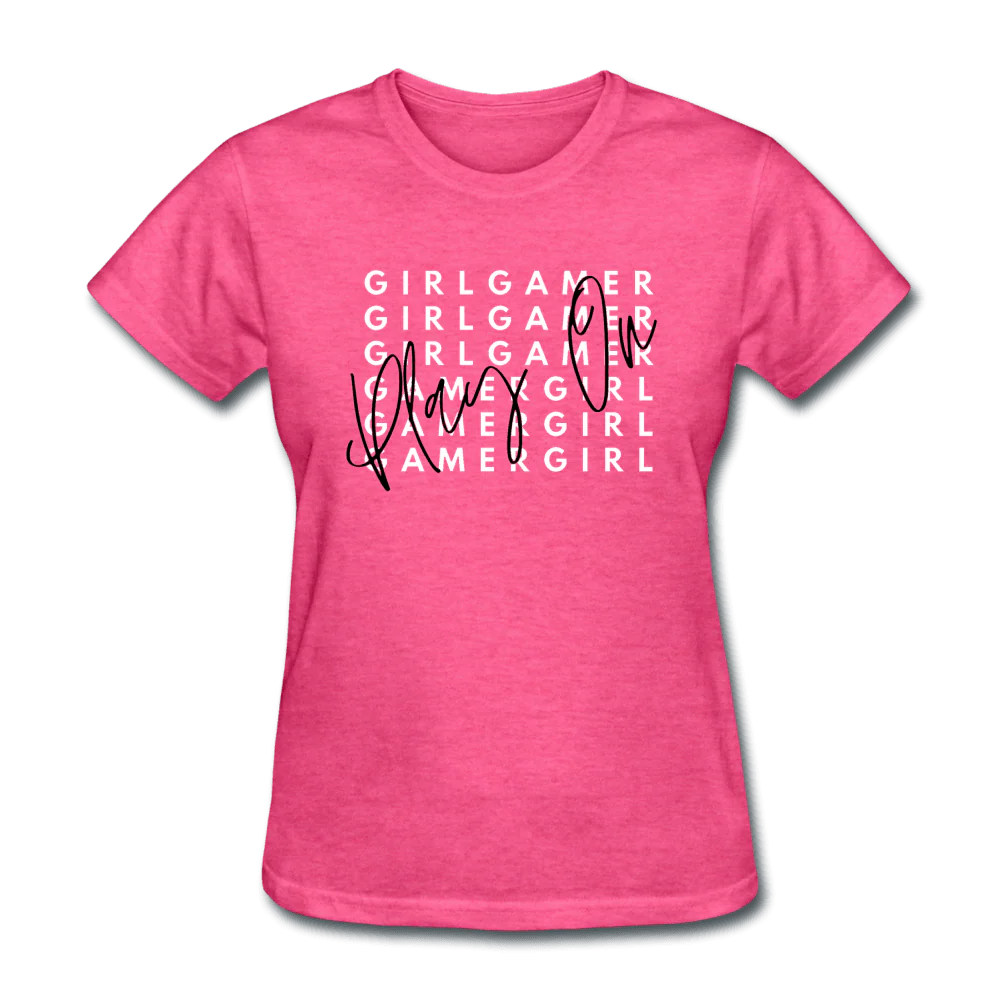 Play On Girl Gamer Cute Women's T-Shirt - Image 8