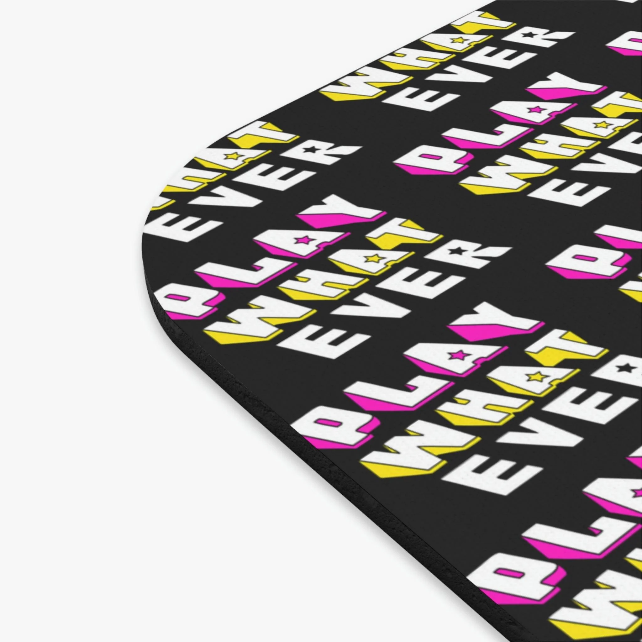 PlayWhatever Logo Pattern Mouse Pad - Image 4