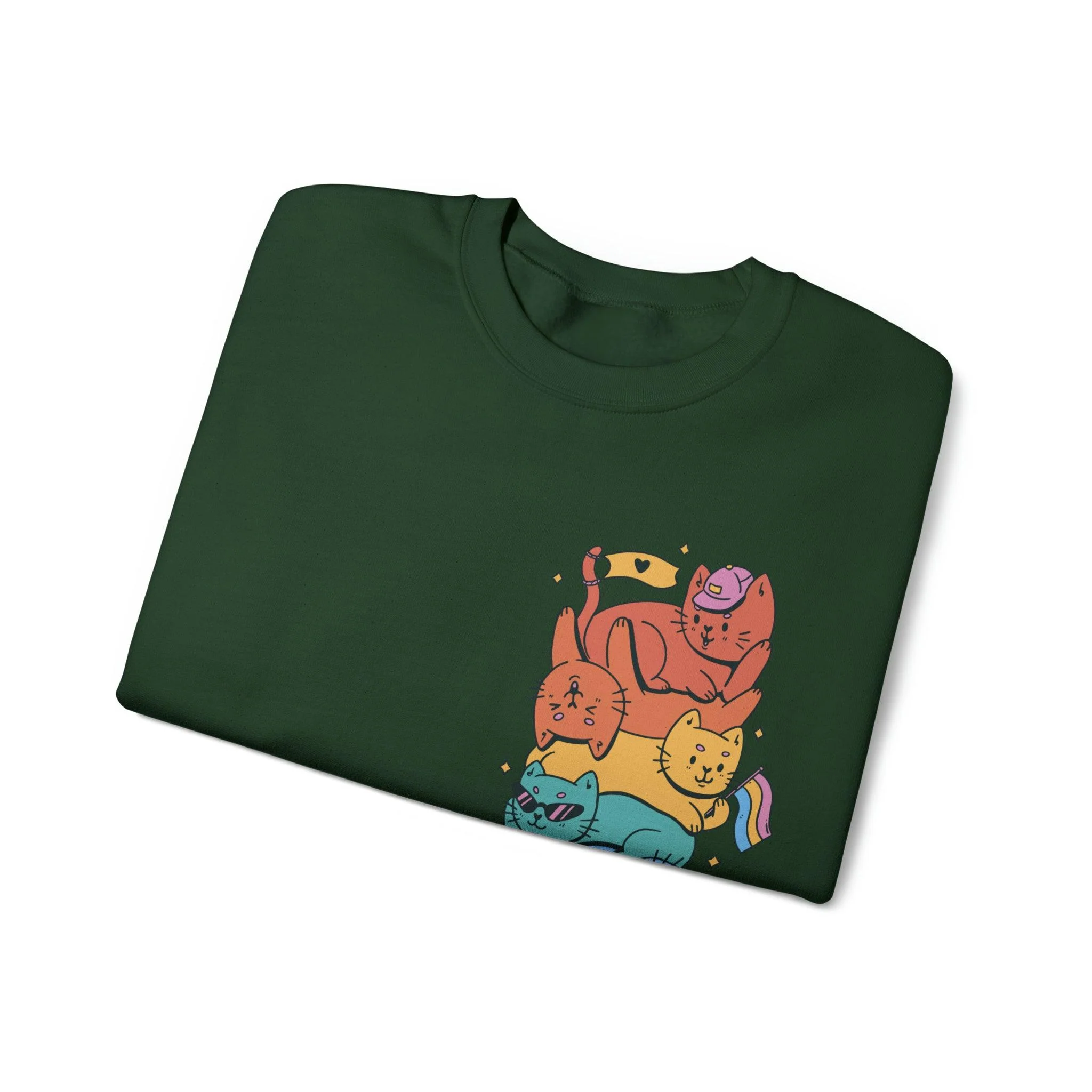 Pride Cats Unisex Sweatshirt - Image 11