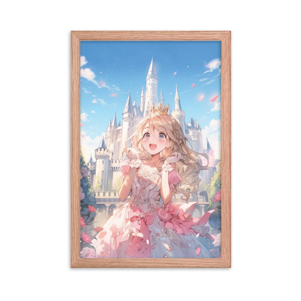 Princess Song in the Garden Anime Poster with Frame - Image 12