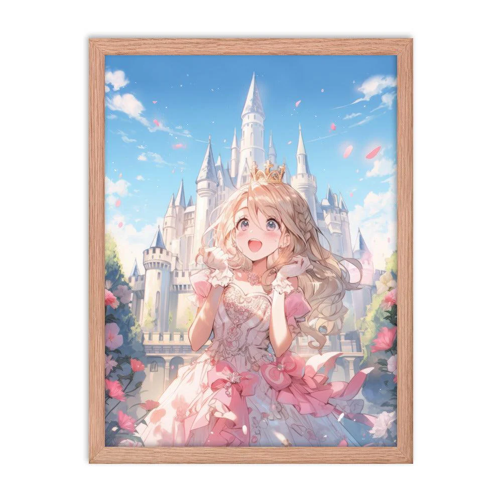 Princess Song in the Garden Anime Poster with Frame - Image 14