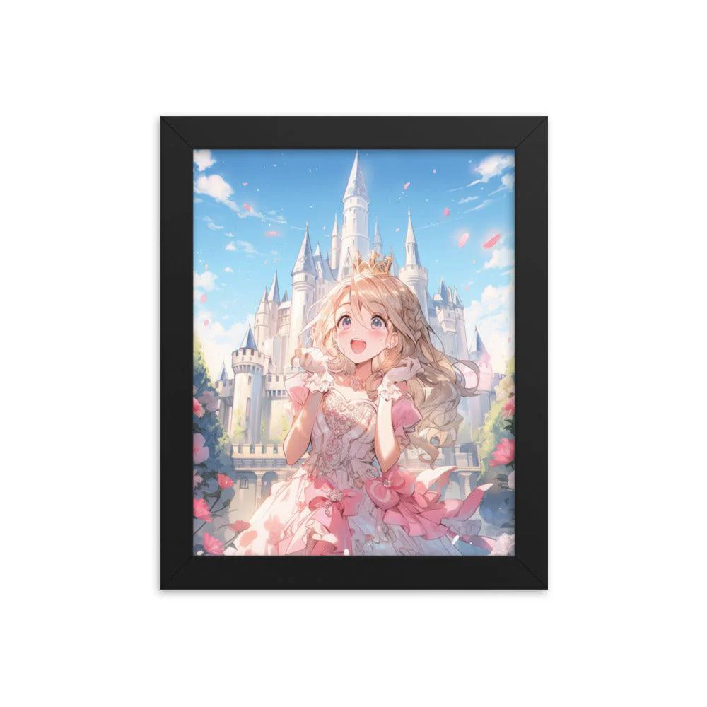 Princess Song in the Garden Anime Poster with Frame - Image 3