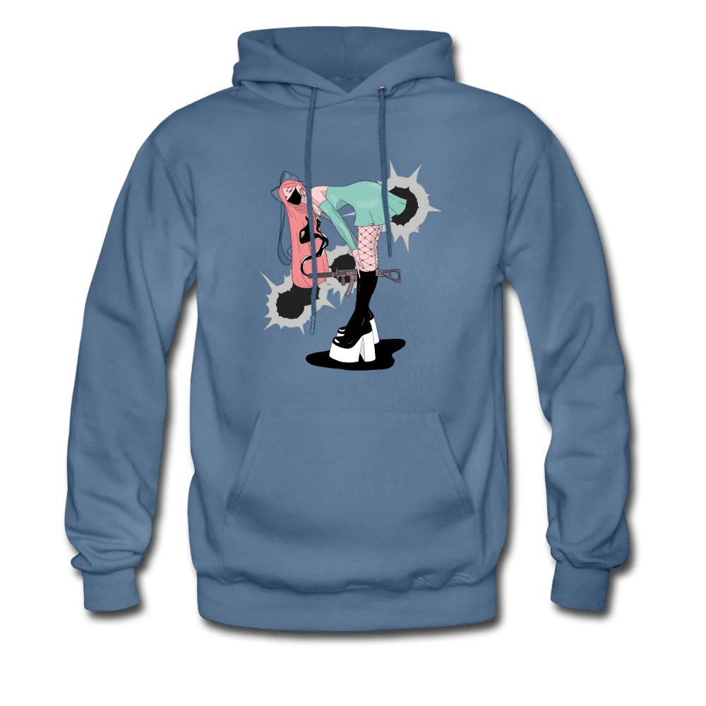 Punk Gunslinger Anime Girl Hoodie - Image 6