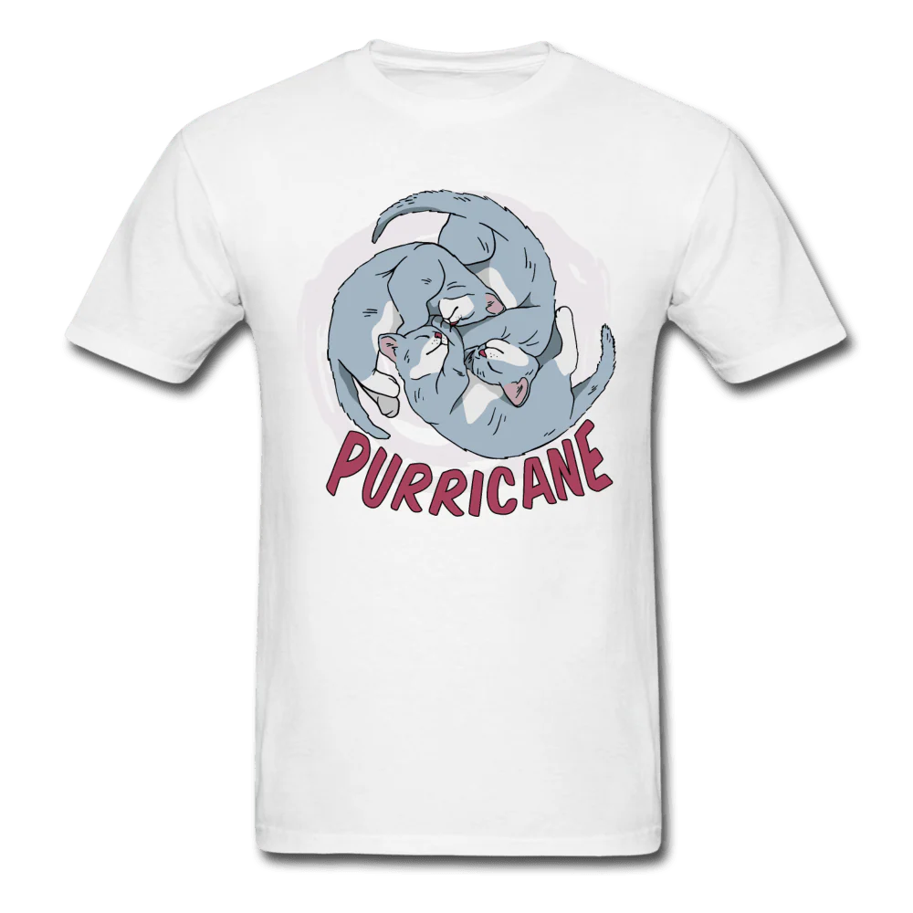 Purricane Cat Cyclone Unisex T-Shirt - Image 4