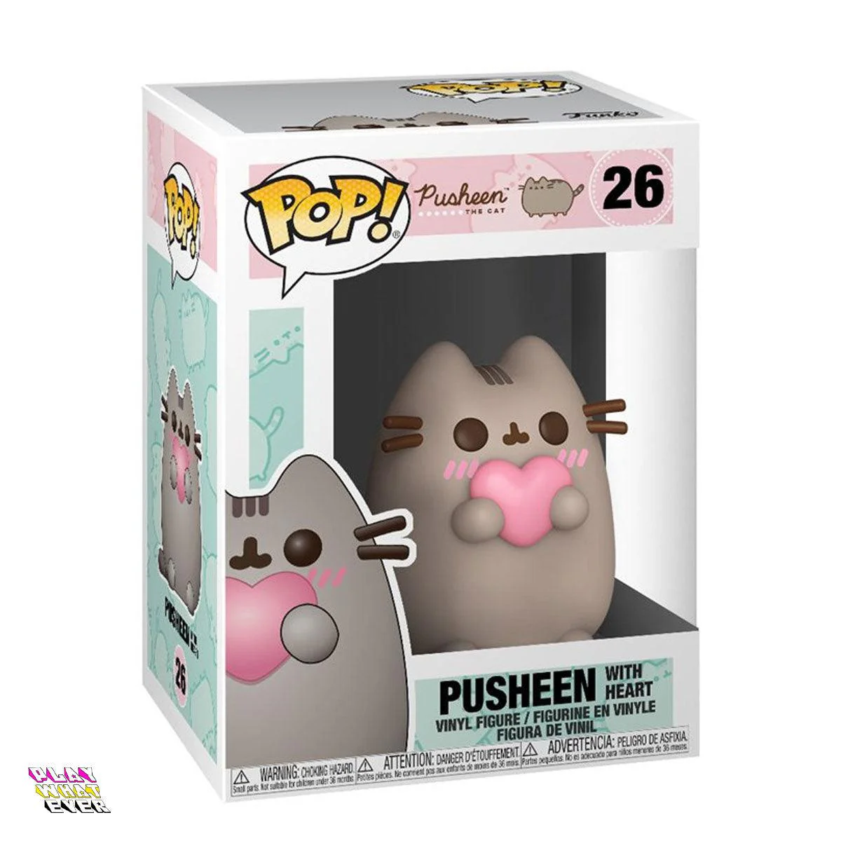 Pusheen with Heart Pop! Vinyl Figure - Image 2