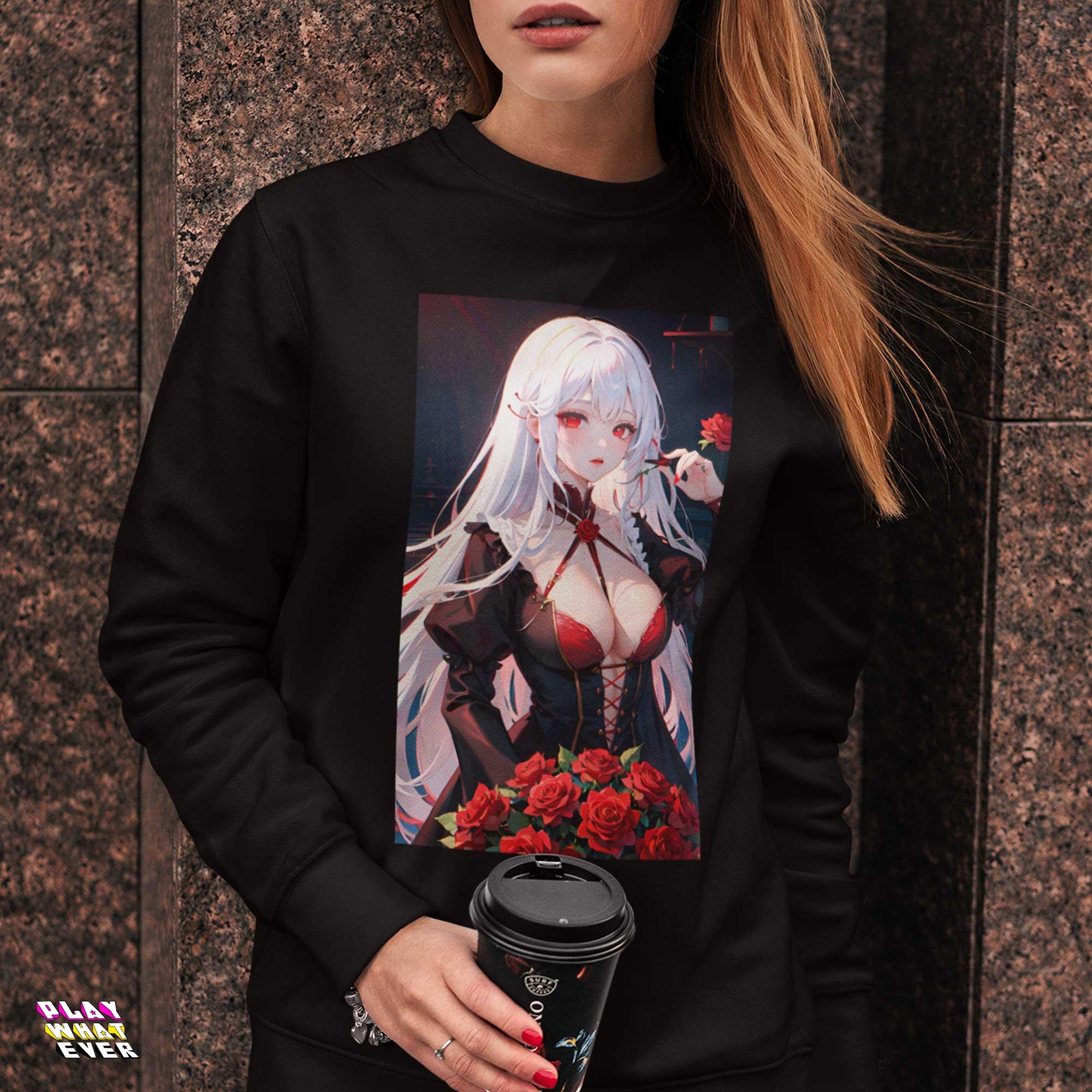 Rose Queen Anime Scene Unisex Sweatshirt - Image 3