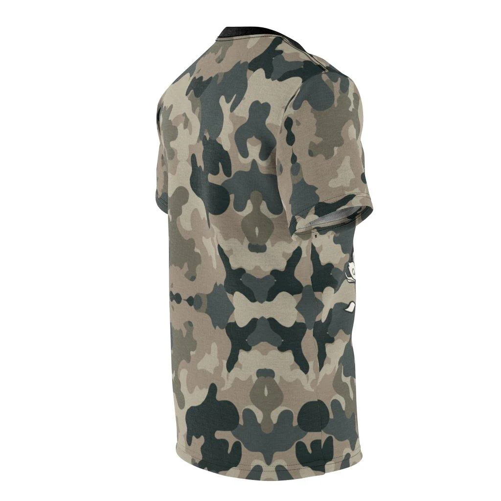 Senpai Anime Girl Army Calls Unisex AOP Tee - Image 4