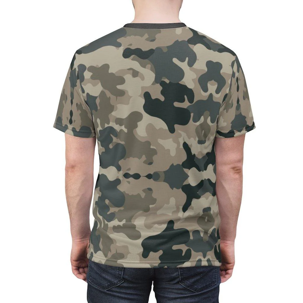 Senpai Anime Girl Army Calls Unisex AOP Tee - Image 6