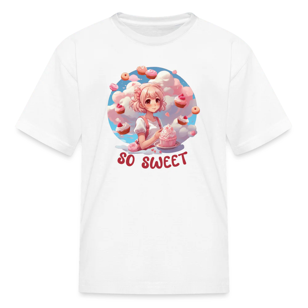 So Sweet Anime Desserts Kids' T-Shirt - Image 2