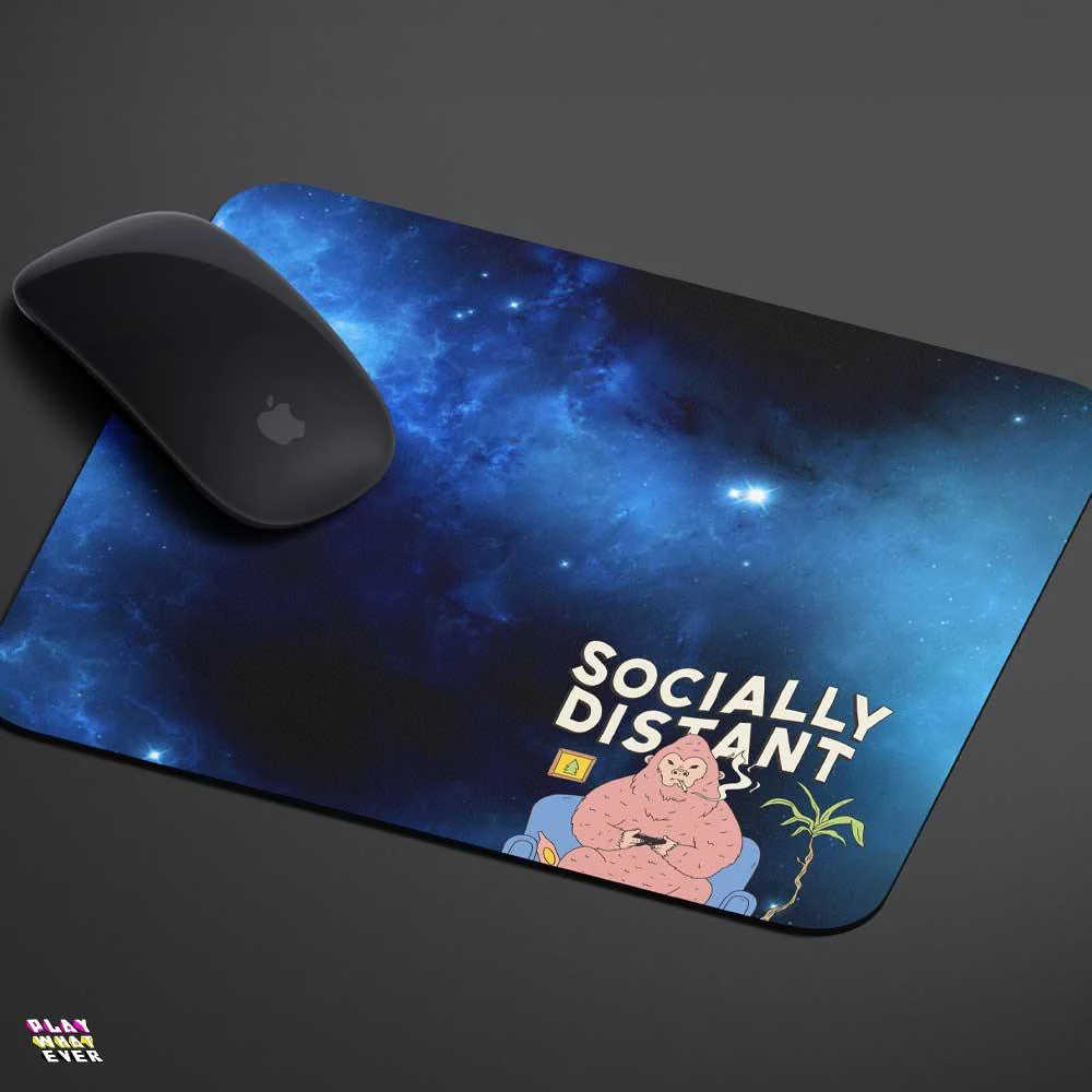 Pink Gorilla Gaming Mouse Pad â Socially Distant Vibes, Fun & Functional - Image 2