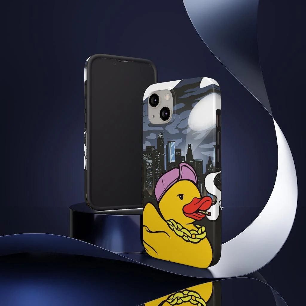 Stoner Ducky City Lights Tough Phone Cases - Image 3