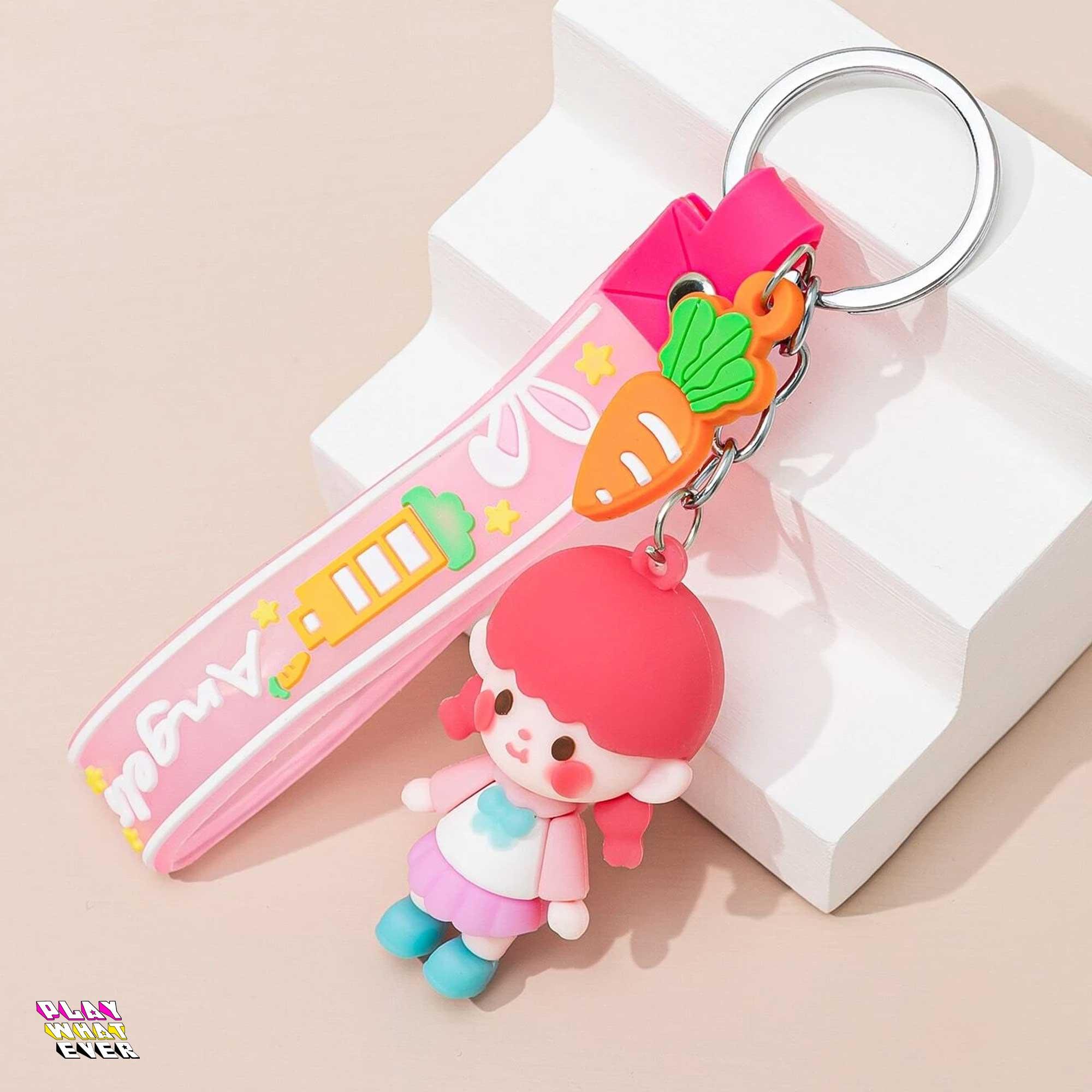 Sweet Sheri Loves Carrots Keychain - Image 3