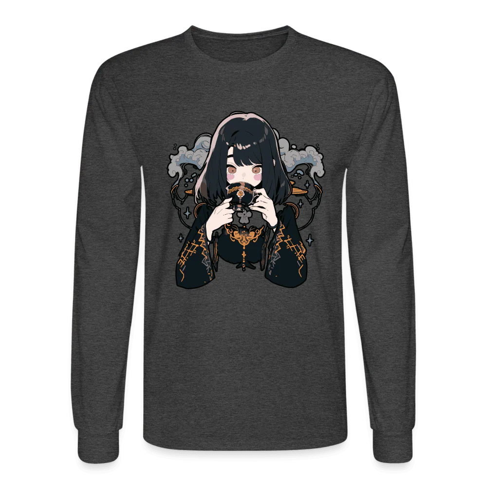 Tea is Life Anime Girl Long Sleeve T-Shirt - Image 3