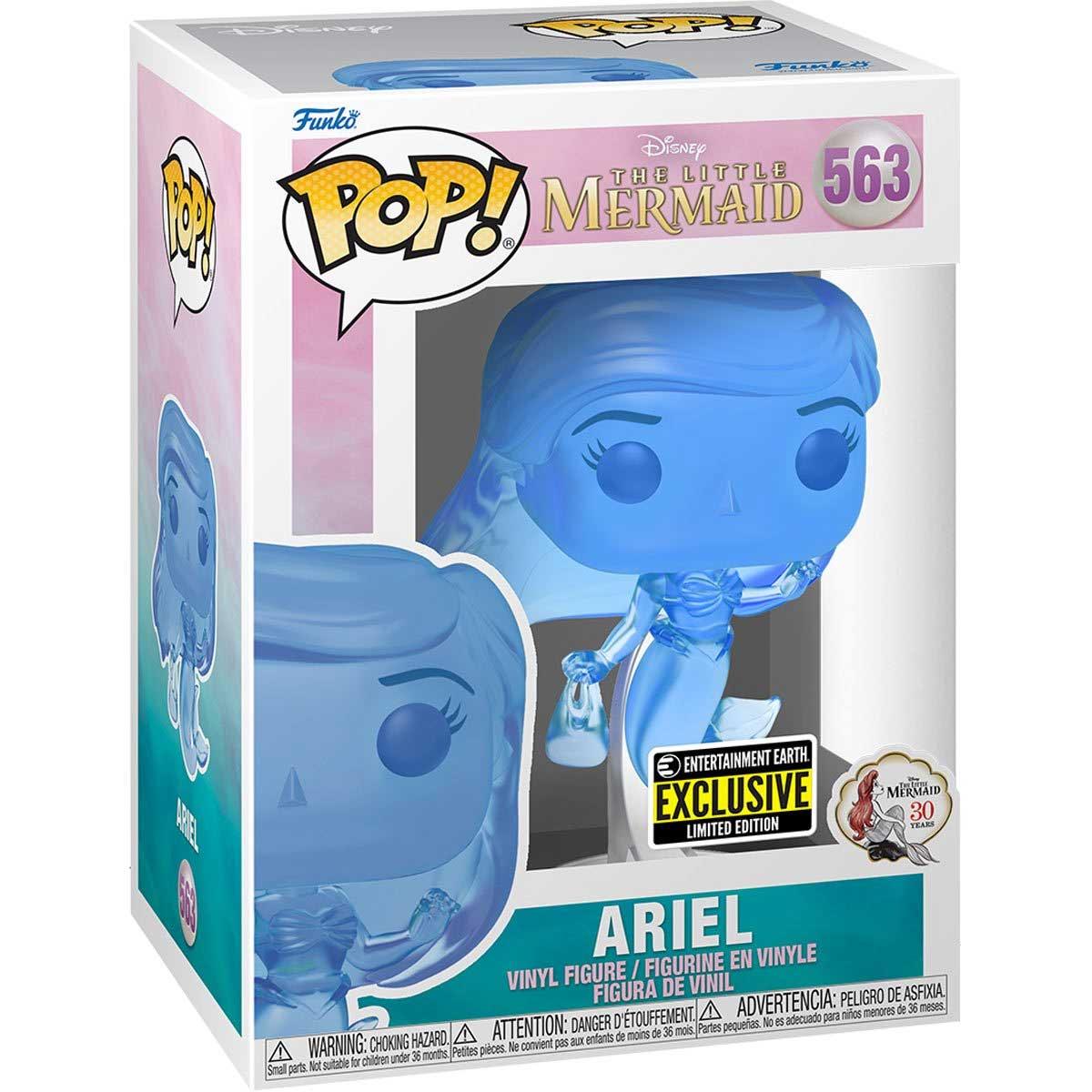 The Little Mermaid Ariel Blue Translucent Pop! Vinyl Figure - Image 3