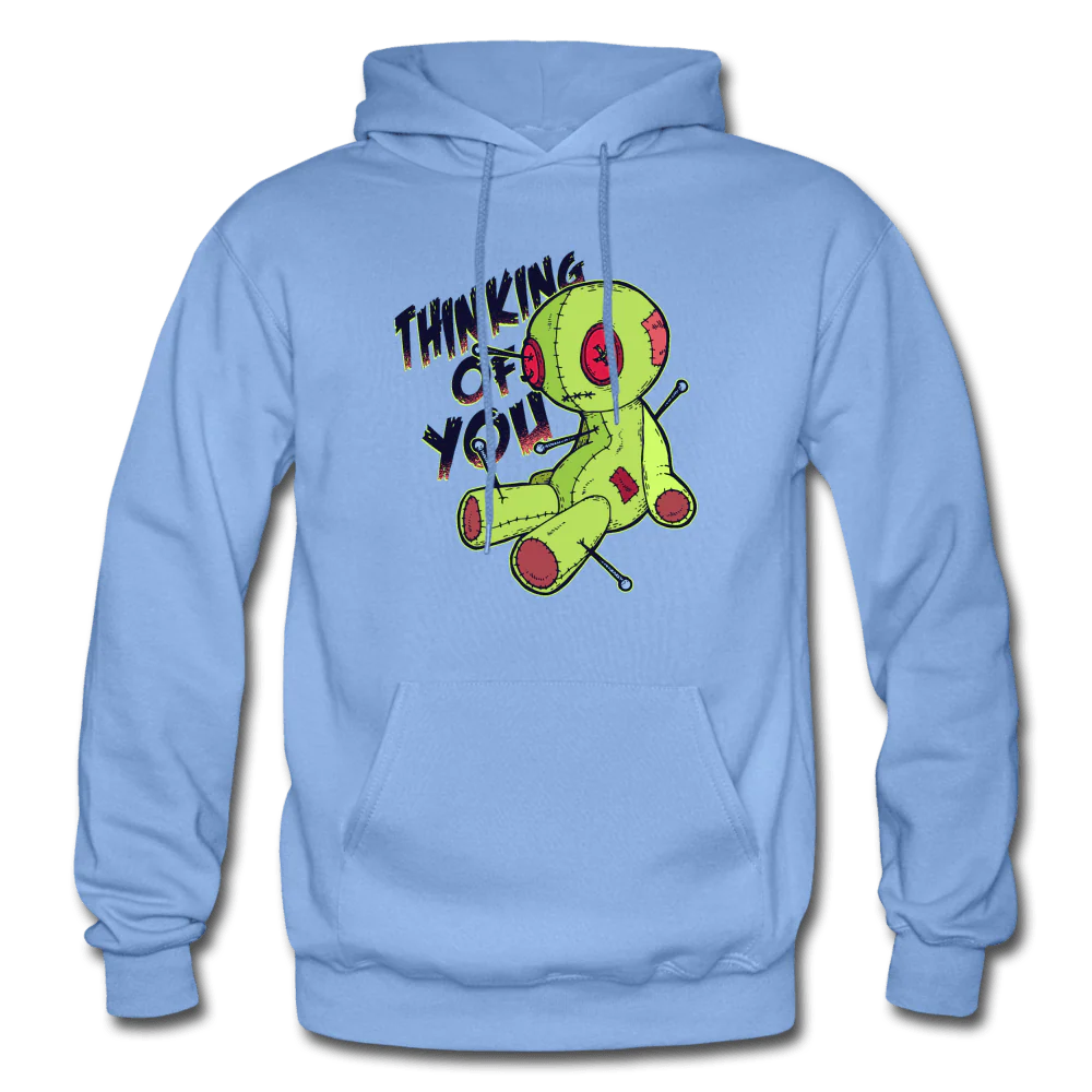 Thinking of You Voodoo Doll Funny Hoodie - Image 4