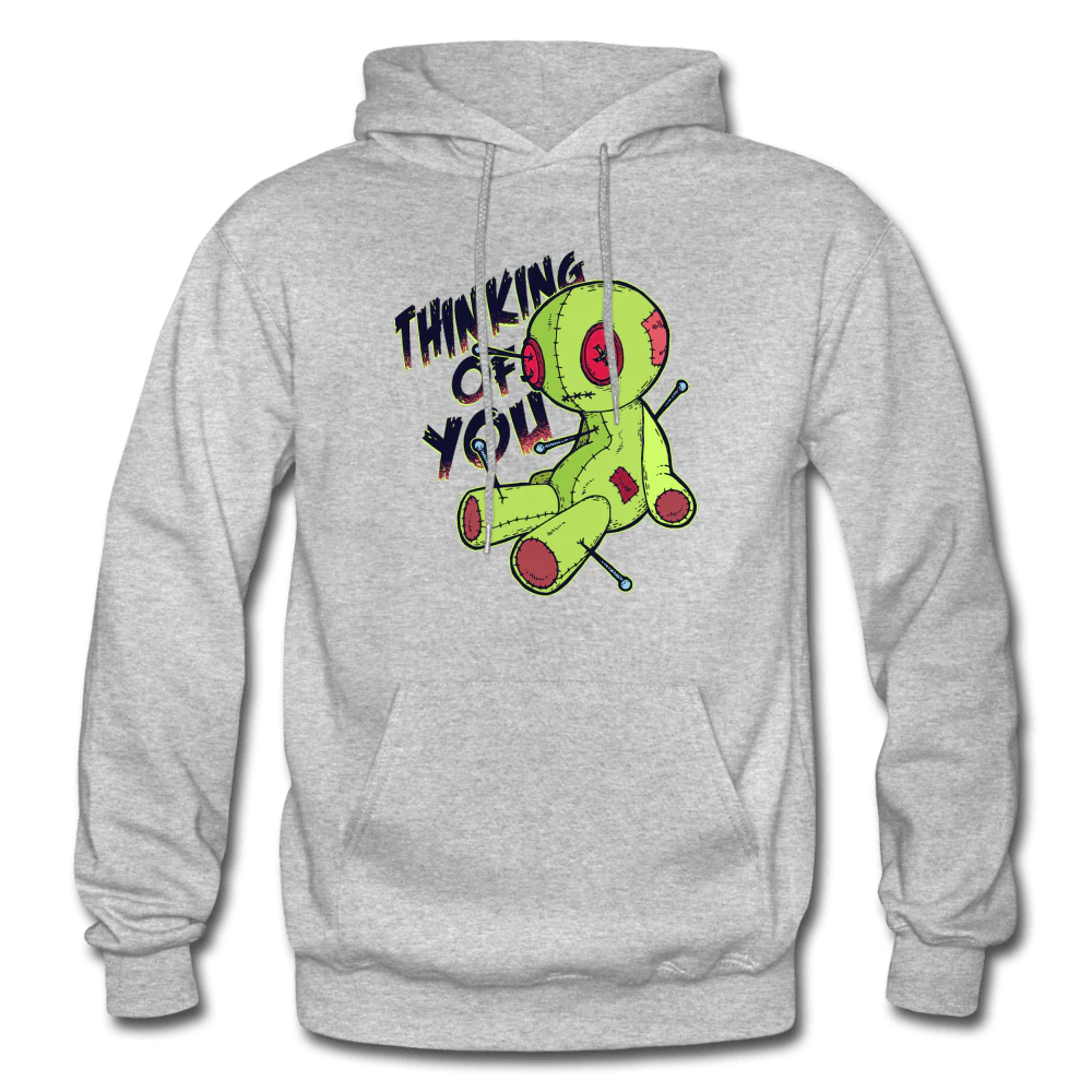 Thinking of You Voodoo Doll Funny Hoodie - Image 7
