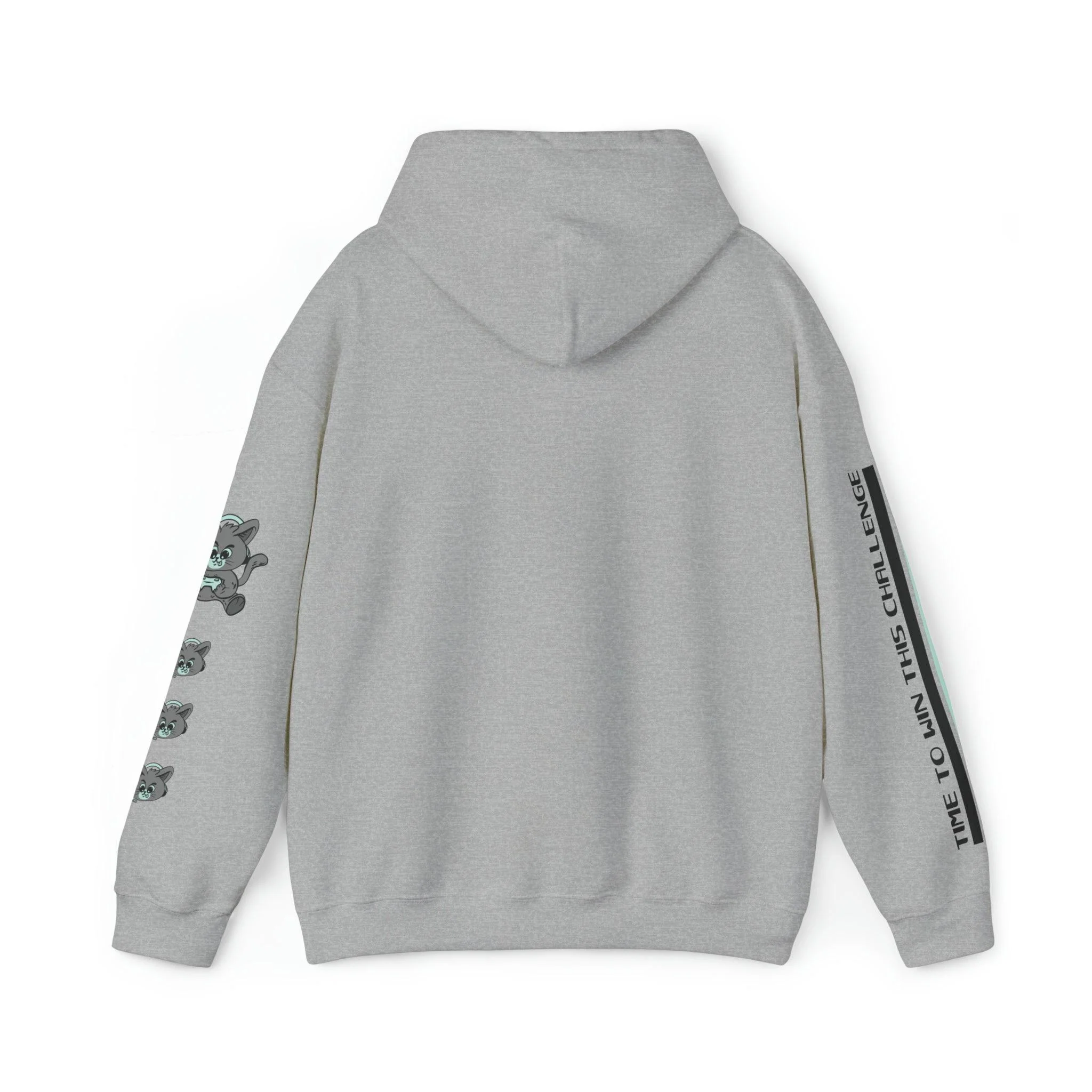 Time To Win This Challenge Cat Hoodie - Image 12