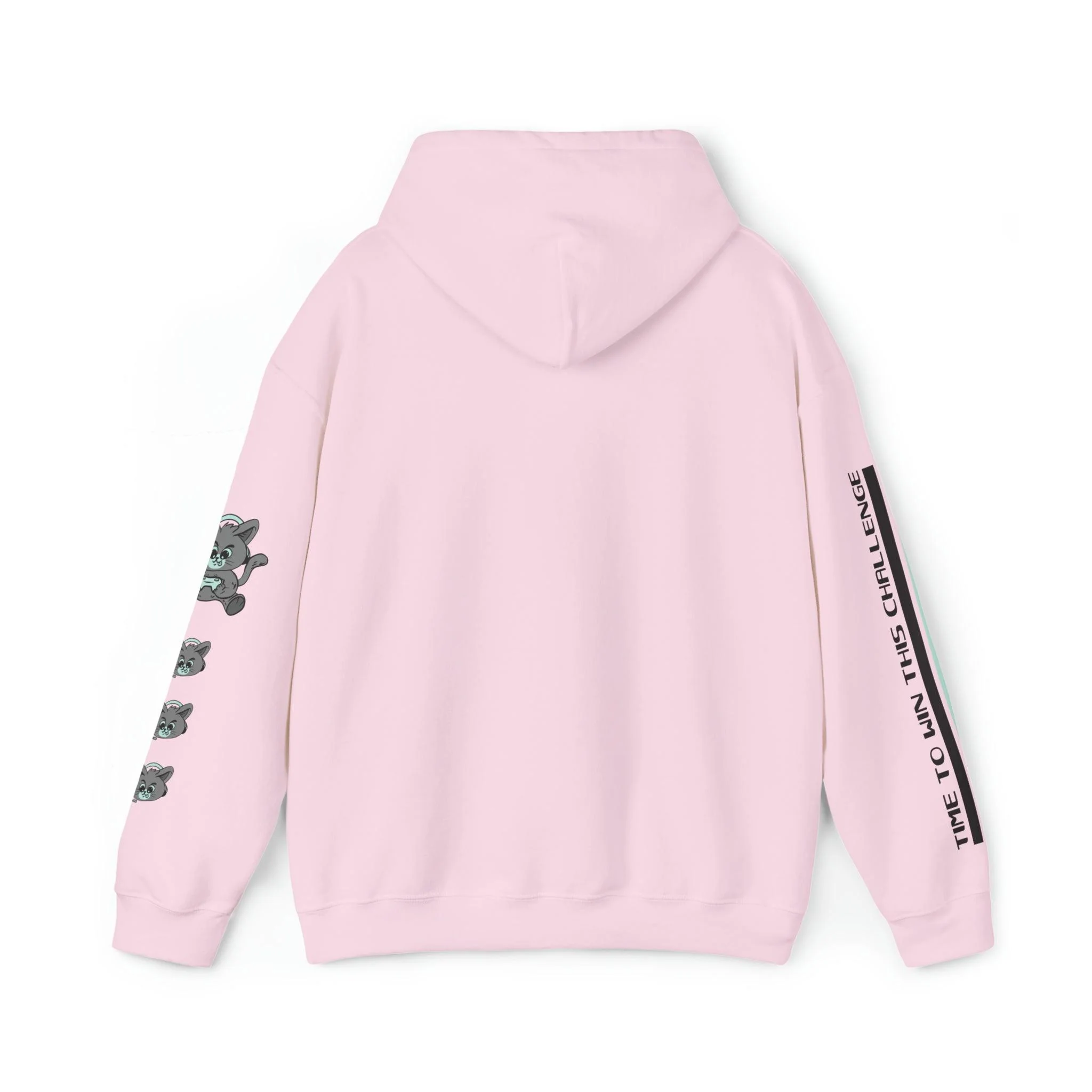 Time To Win This Challenge Cat Hoodie - Image 6