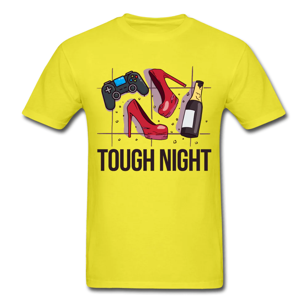 Tough Night Gaming Girl T-Shirt - Image 5
